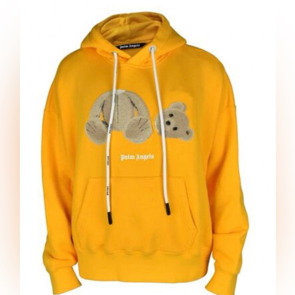 NWOT Palm Angels Yellow Bear Hoodie Sx 3x
